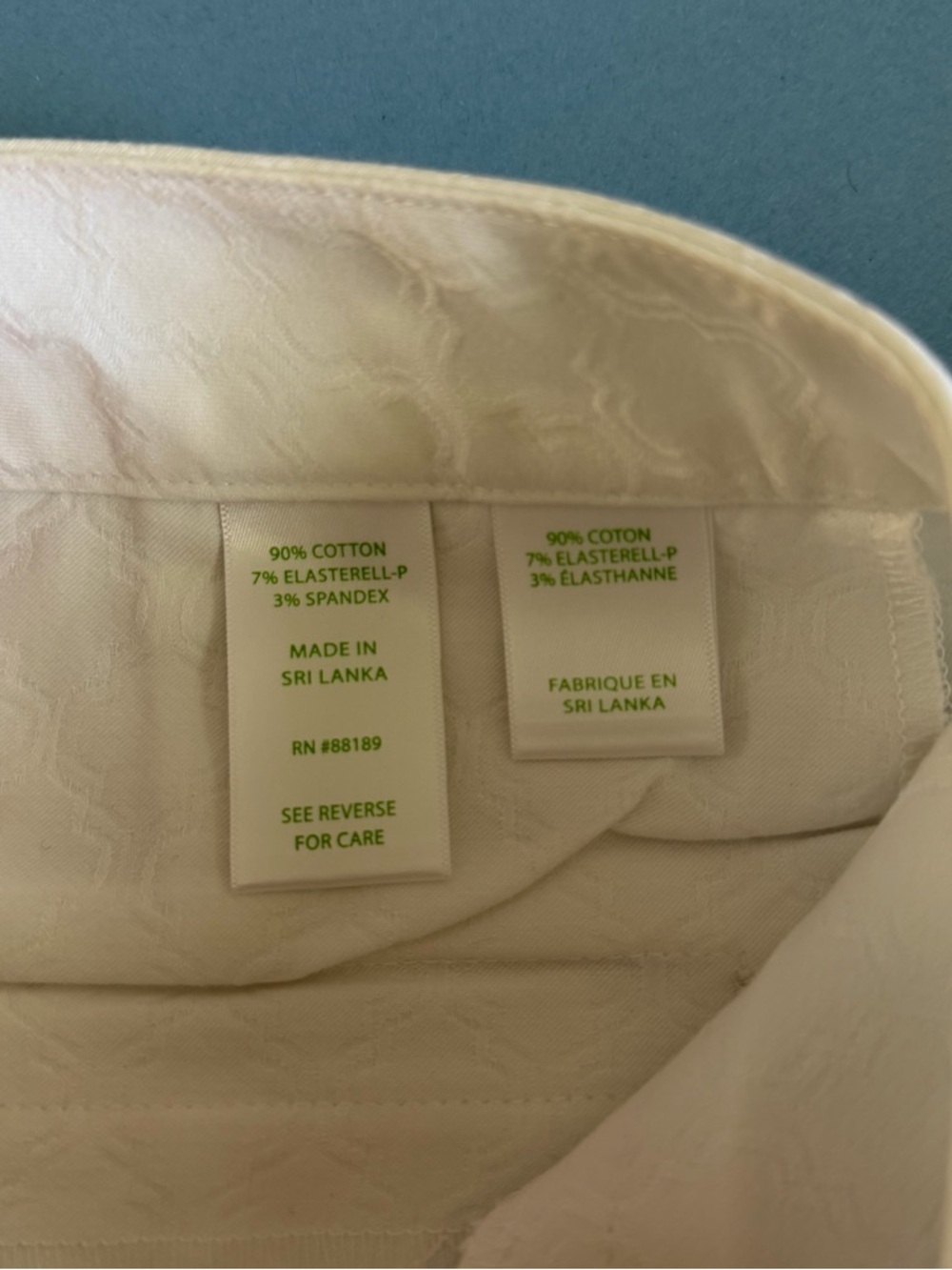 NWT Lilly Pulitzer Kelly Textured Resort White 29” Skinny Ankle Pants - Picture 7 of 7